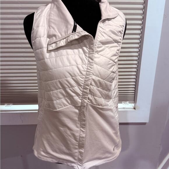 Nike Jackets & Blazers - Nike white Sleeveless Button Down Top